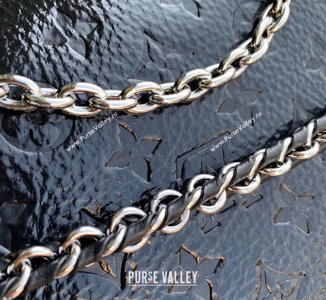 Louis Vuitton Trunkie Bag with Studs in Black Grained Shiny Leather 2026 M28137 (KI-260202083)