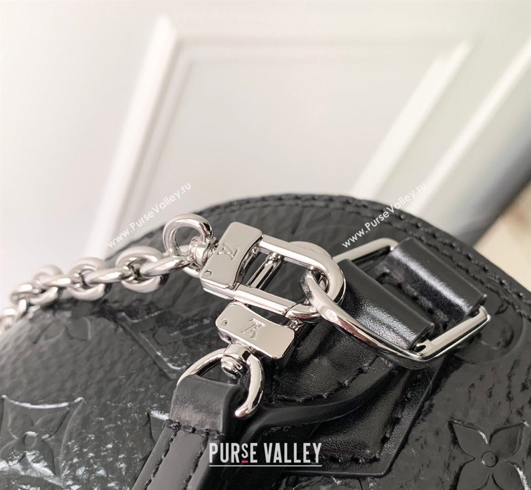 Louis Vuitton Alma Trunk BB Bag with Studs in Black Grained Shiny Leather 2026 M27812 (KI-260202084)