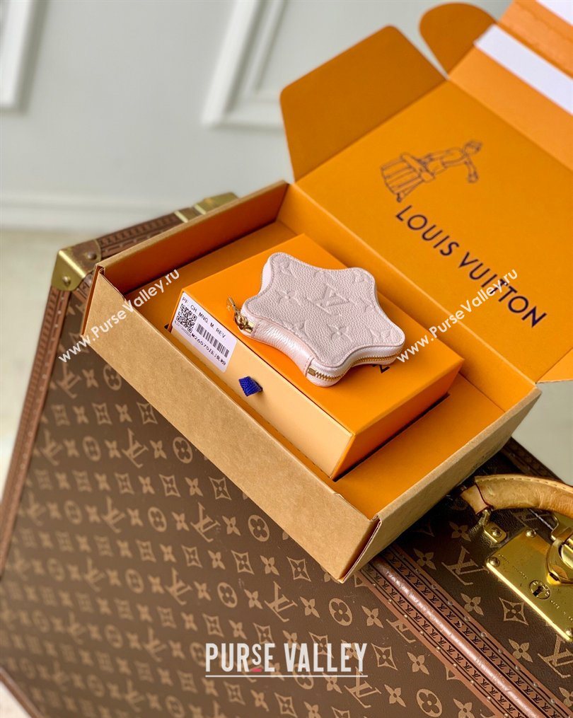 Louis Vuitton Spark Coin Purse in Snowy Pearl Leather 2026 M26575 (KI-260202086)