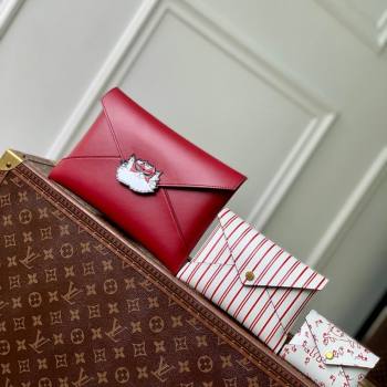 Louis Vuitton Kirigami Pochette Pouch Set Plum Red 2026 M25760 (KI-260202061)