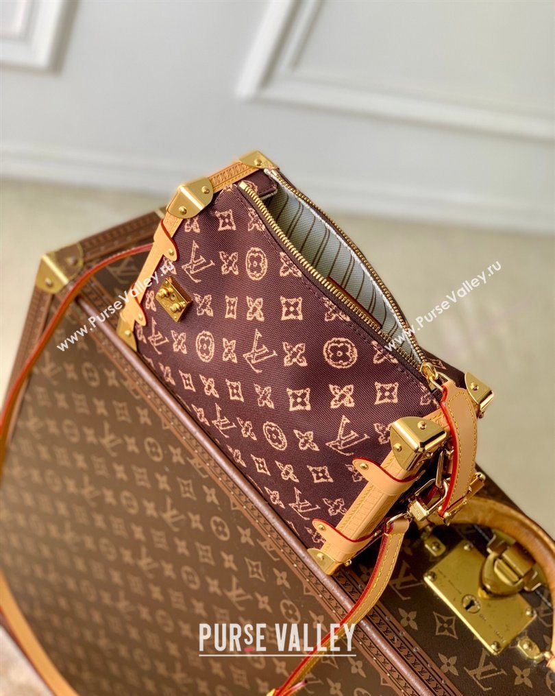 Louis Vuitton Side Trunk MM Bag in Monogram Origine Ebene Canvas 2026 M27516 (KI-260202001)