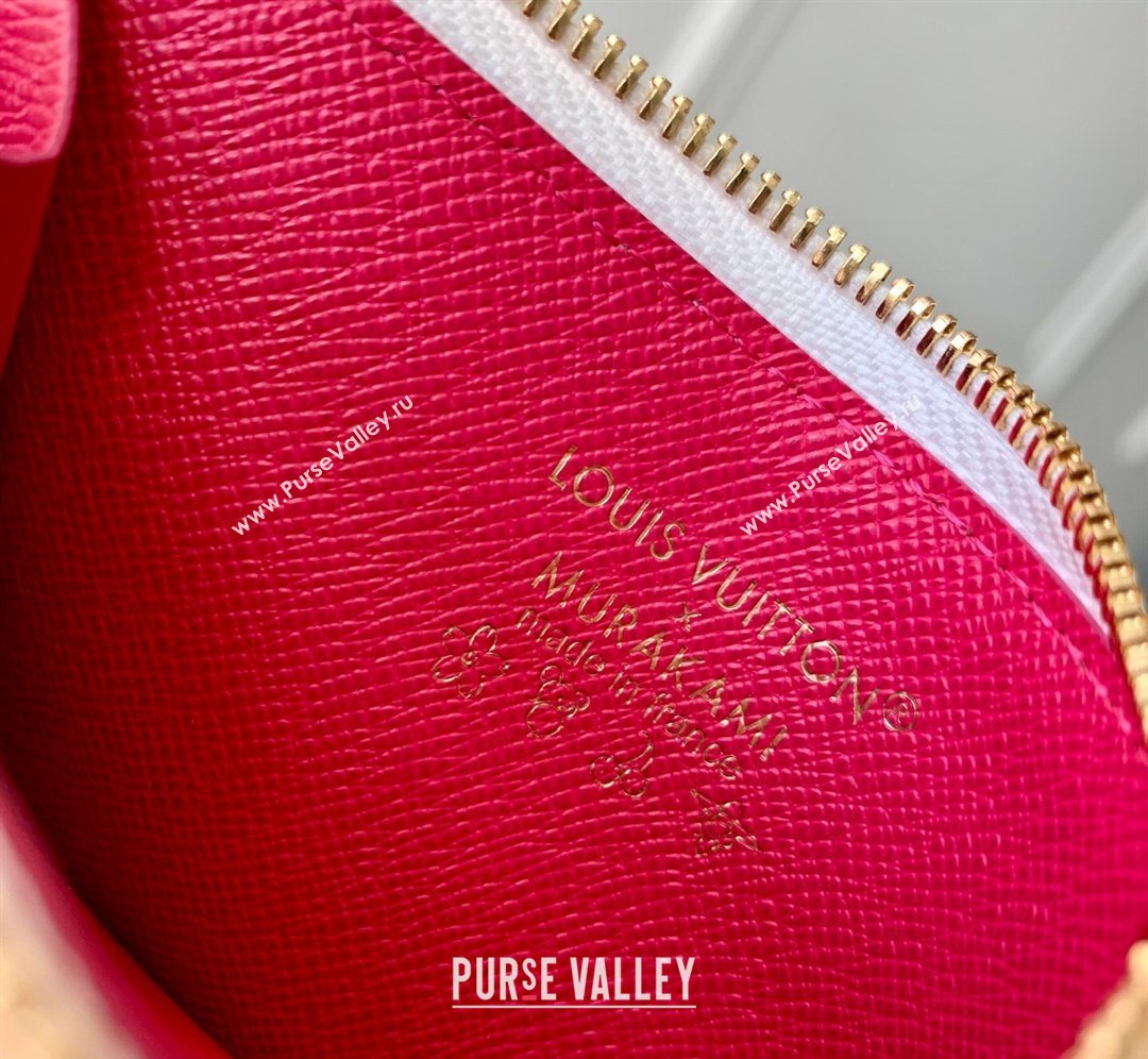 Louis Vuitton LV x TM Romy Card Holder in Multicolor/White Canvas 2026 M27706 (KI-260202015)