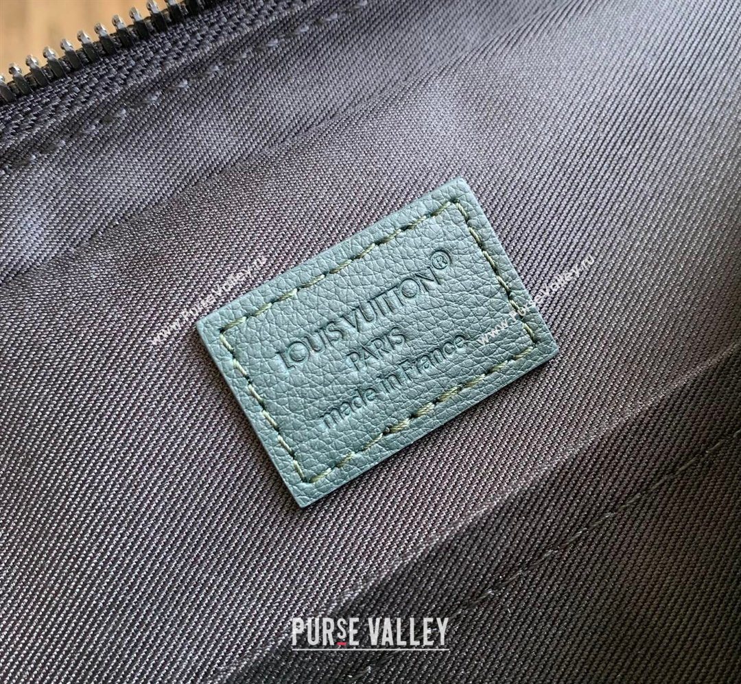 Louis Vuitton Mens Trio Messenger Bag in Monogram Shadow Leather Forest Green 2026 M27154 (KI-260202093)