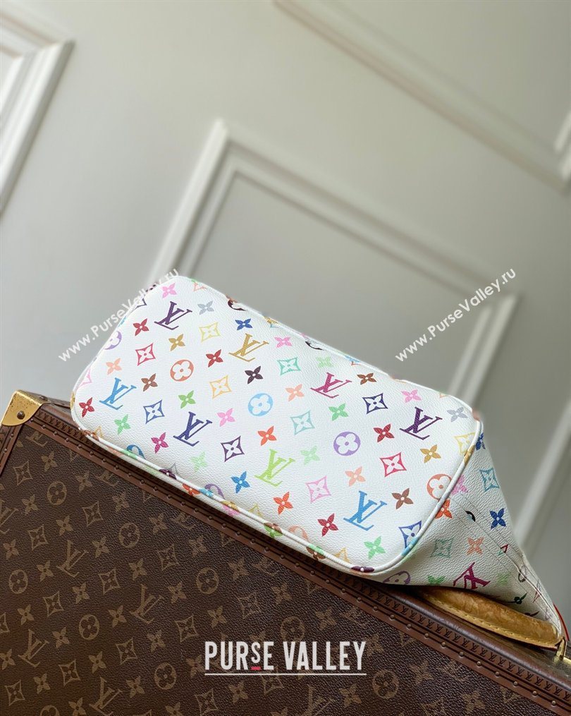 Louis Vuitton LV x TM Neverfull MM Bag in Multicolor/White Canvas M27787 2026 (KI-260202060)