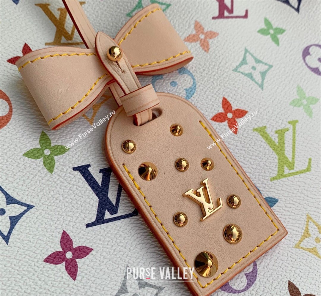 Louis Vuitton LV x TM Neverfull MM Bag in Multicolor/White Canvas M27787 2026 (KI-260202060)