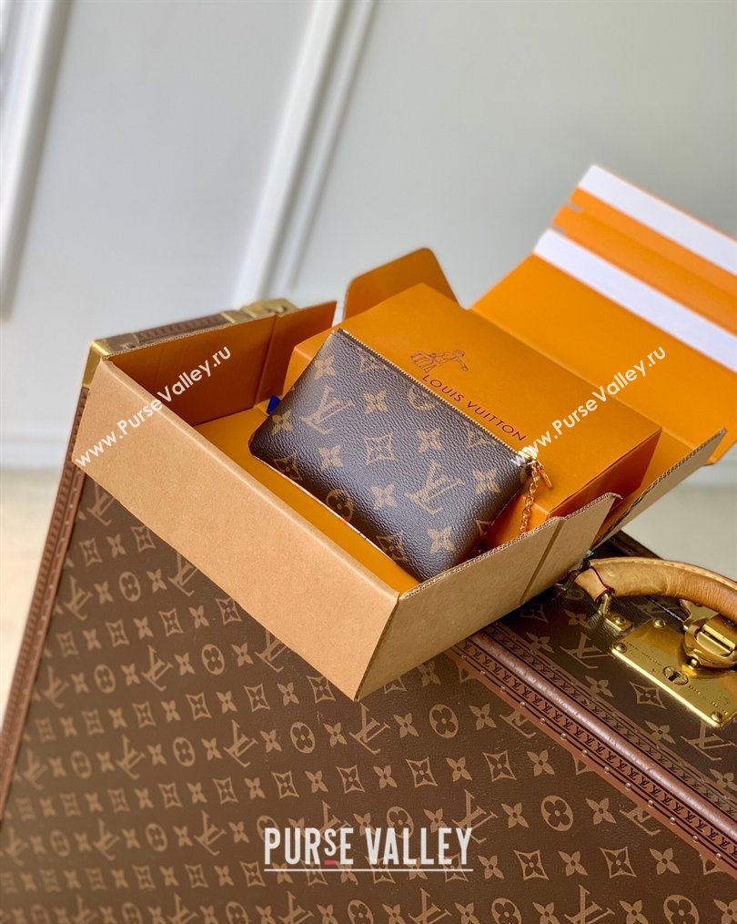 Louis Vuitton Key Pouch S in Cat Printed Monogram Canvas M13559 2026 (KI-260202065)