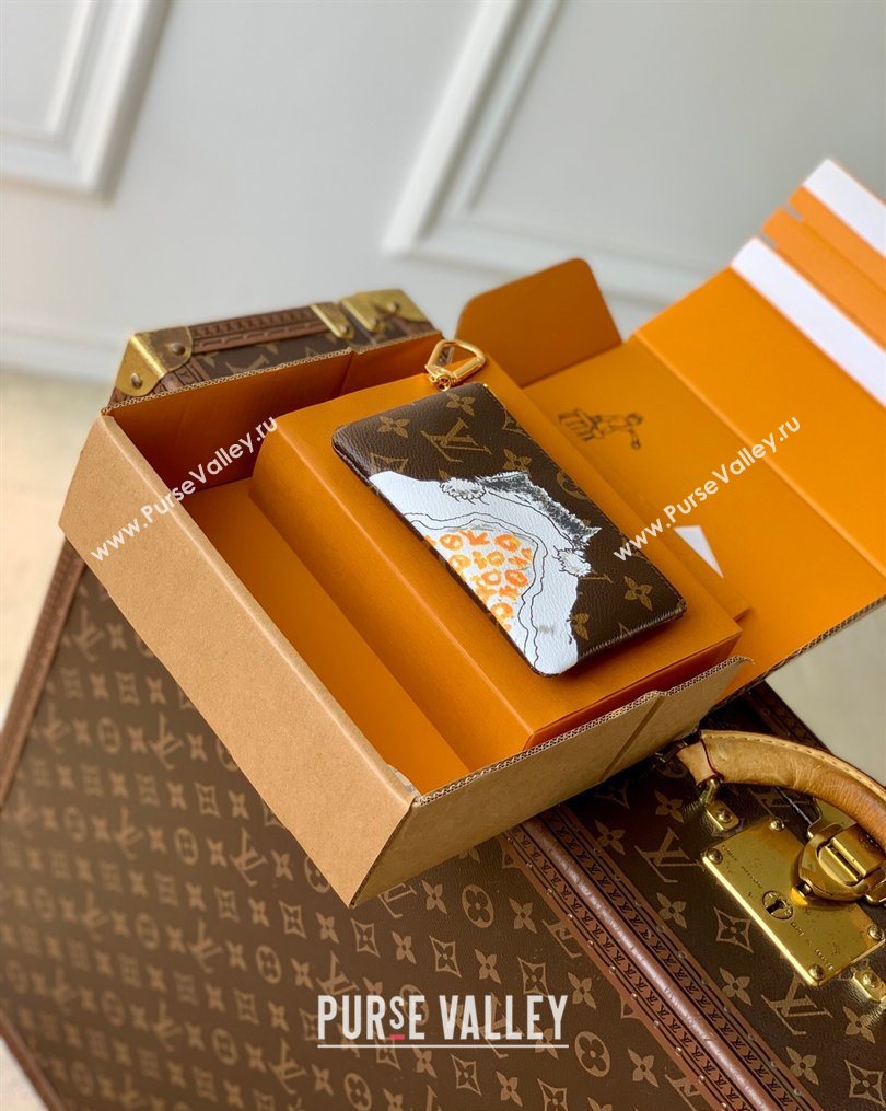 Louis Vuitton Key Pouch S in Cat Printed Monogram Canvas M13559 2026 (KI-260202065)