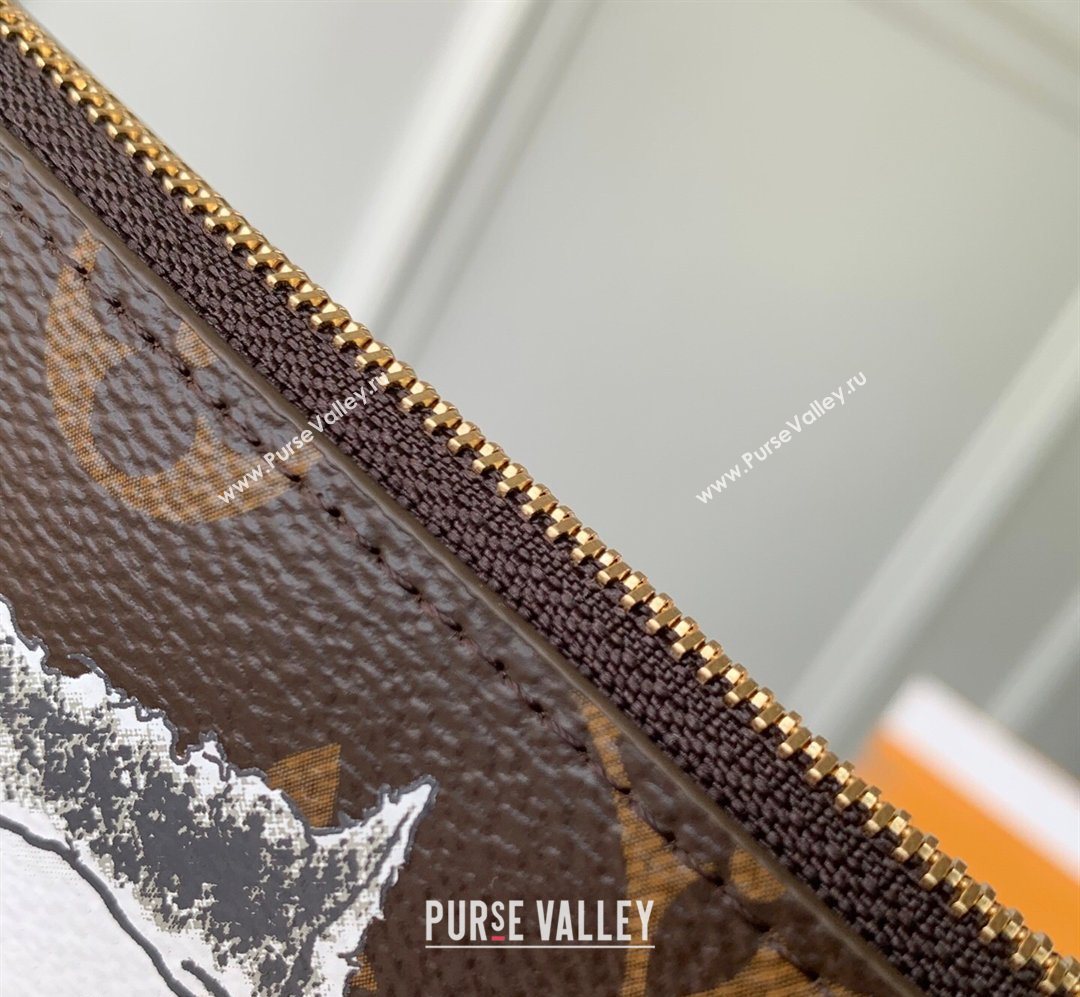 Louis Vuitton Key Pouch S in Cat Printed Monogram Canvas M13559 2026 (KI-260202065)