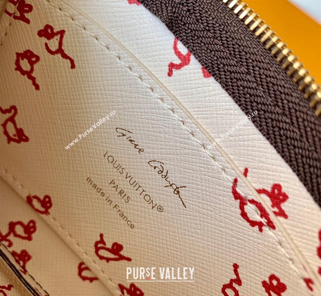 Louis Vuitton Key Pouch S in Cat Printed Monogram Canvas M13559 2026 (KI-260202065)