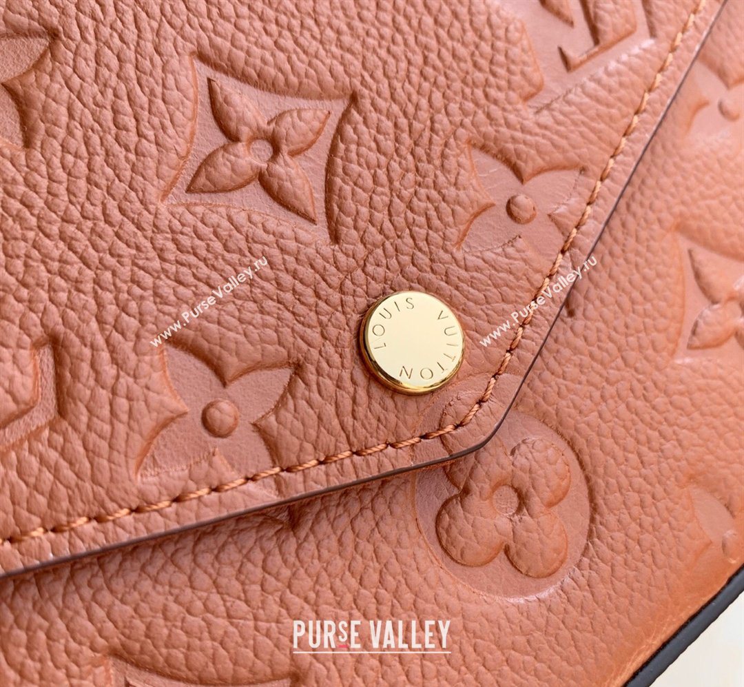 Louis Vuitton Pochette Felicie Mini Bag in Monogram Empreinte Leather Bown 2026 M64064 (KI-260203003)
