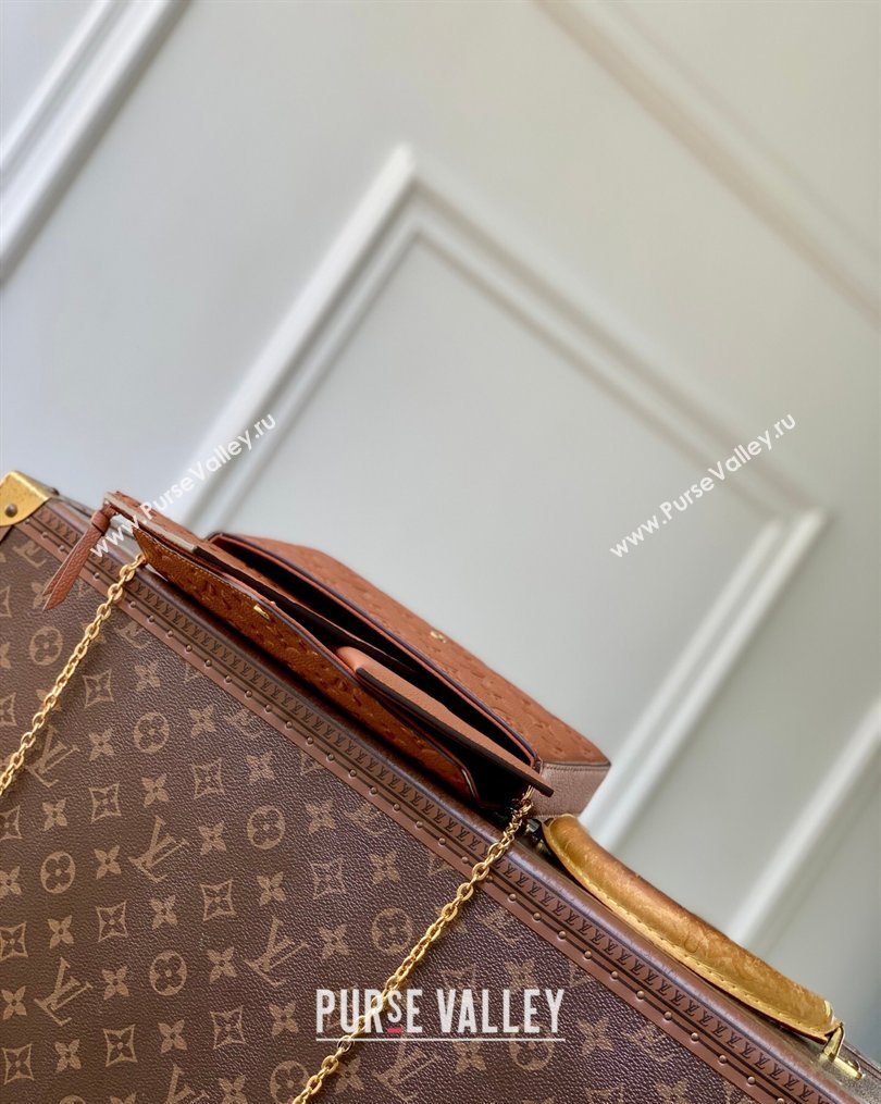 Louis Vuitton Pochette Felicie Mini Bag in Monogram Empreinte Leather Bown 2026 M64064 (KI-260203003)