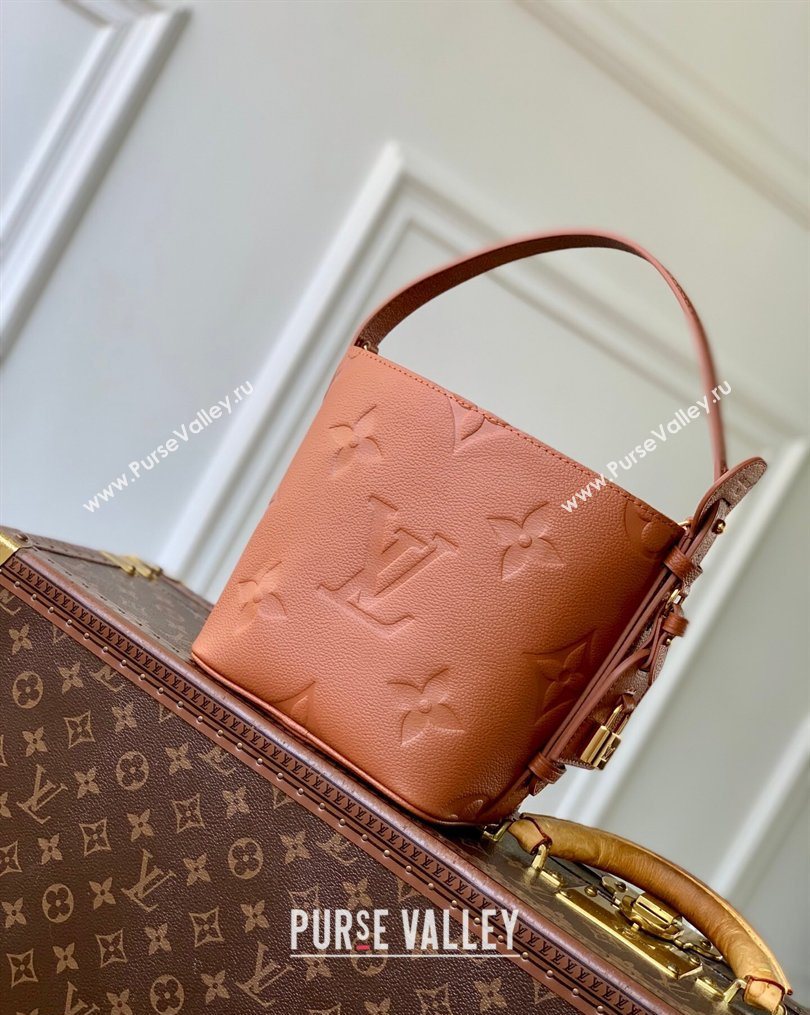 Louis Vuitton All In BB Bucket Bag in Monogram Empreinte Leather Bown 2026 M28820 (KI-260203004)