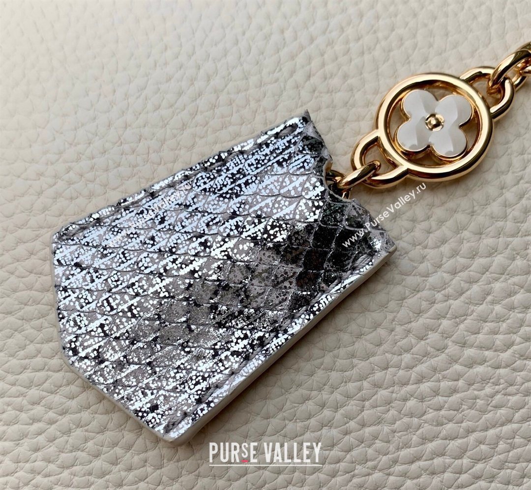 Louis Vuitton Capucines BB Bag in Taurillon and python-embossed leather White 2026 N89369 (KI-260202075)