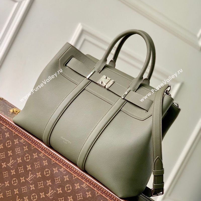 Louis Vuitton Georges Tote MM bag in Calfskin Leather M23154 Green 2026 (KI-260203013)