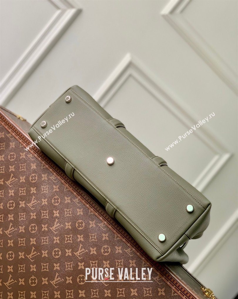 Louis Vuitton Georges Tote MM bag in Calfskin Leather M23154 Green 2026 (KI-260203013)