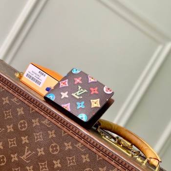 Louis Vuitton Slender Wallet in Monogram Donuts Canvas Chocolate Brown 2026 M28283 (KI-260203015)
