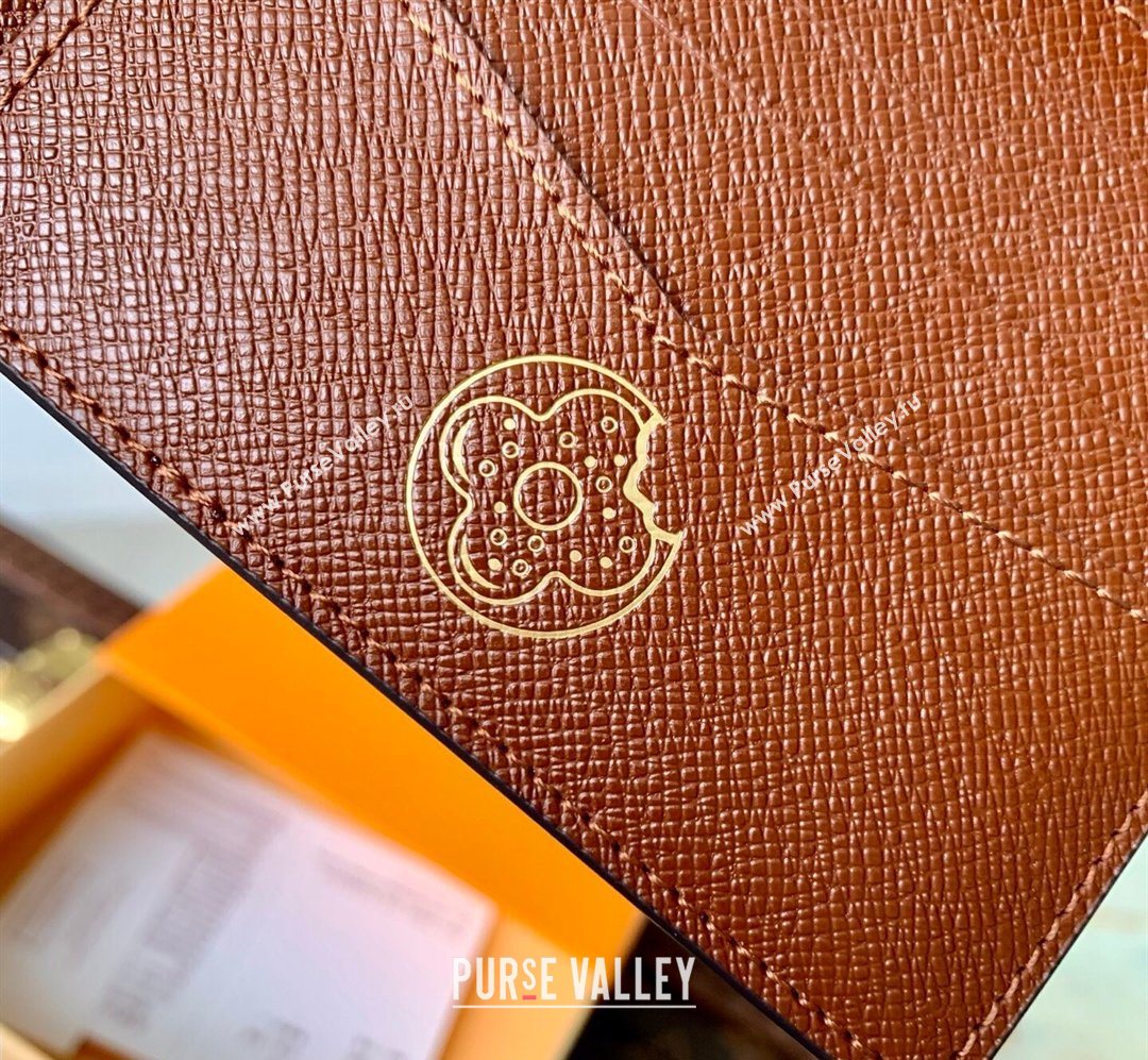 Louis Vuitton Slender Wallet in Monogram Donuts Canvas Chocolate Brown 2026 M28283 (KI-260203015)