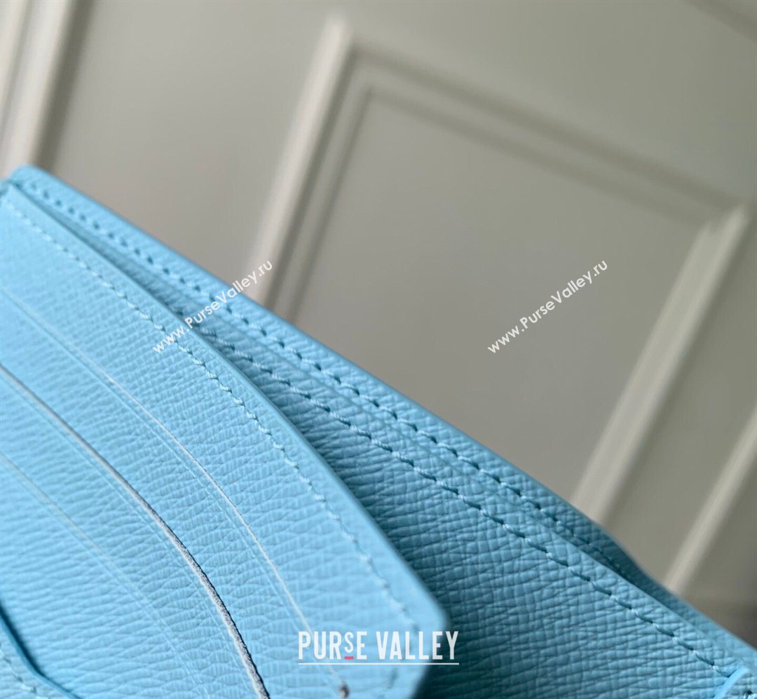 Louis Vuitton Slender Wallet in Monogram Donuts Canvas Blueberry Blue 2026 M28042 (KI-260203014)