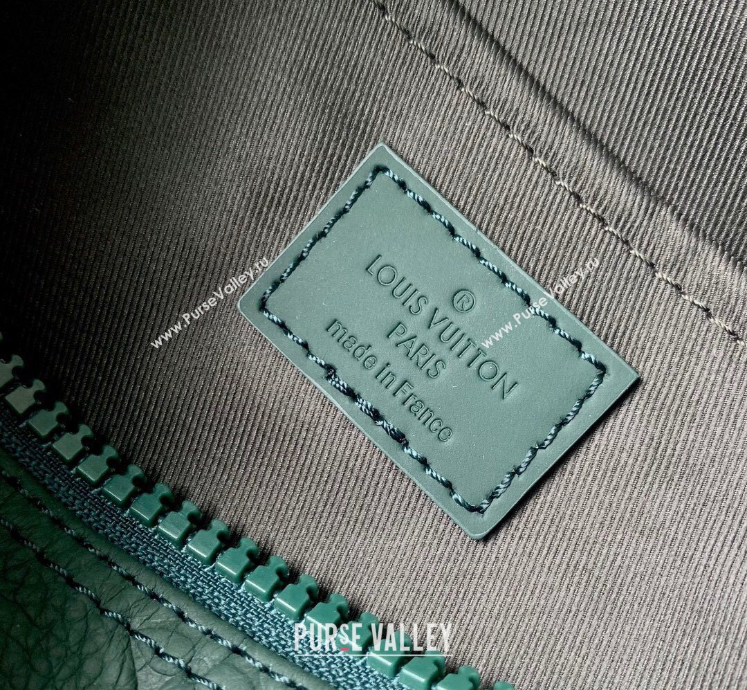 Louis Vuitton Mens Keepall Bandouliere 25 Bag in Monogram Leather Green 2026 M24432 (KI-260203001)