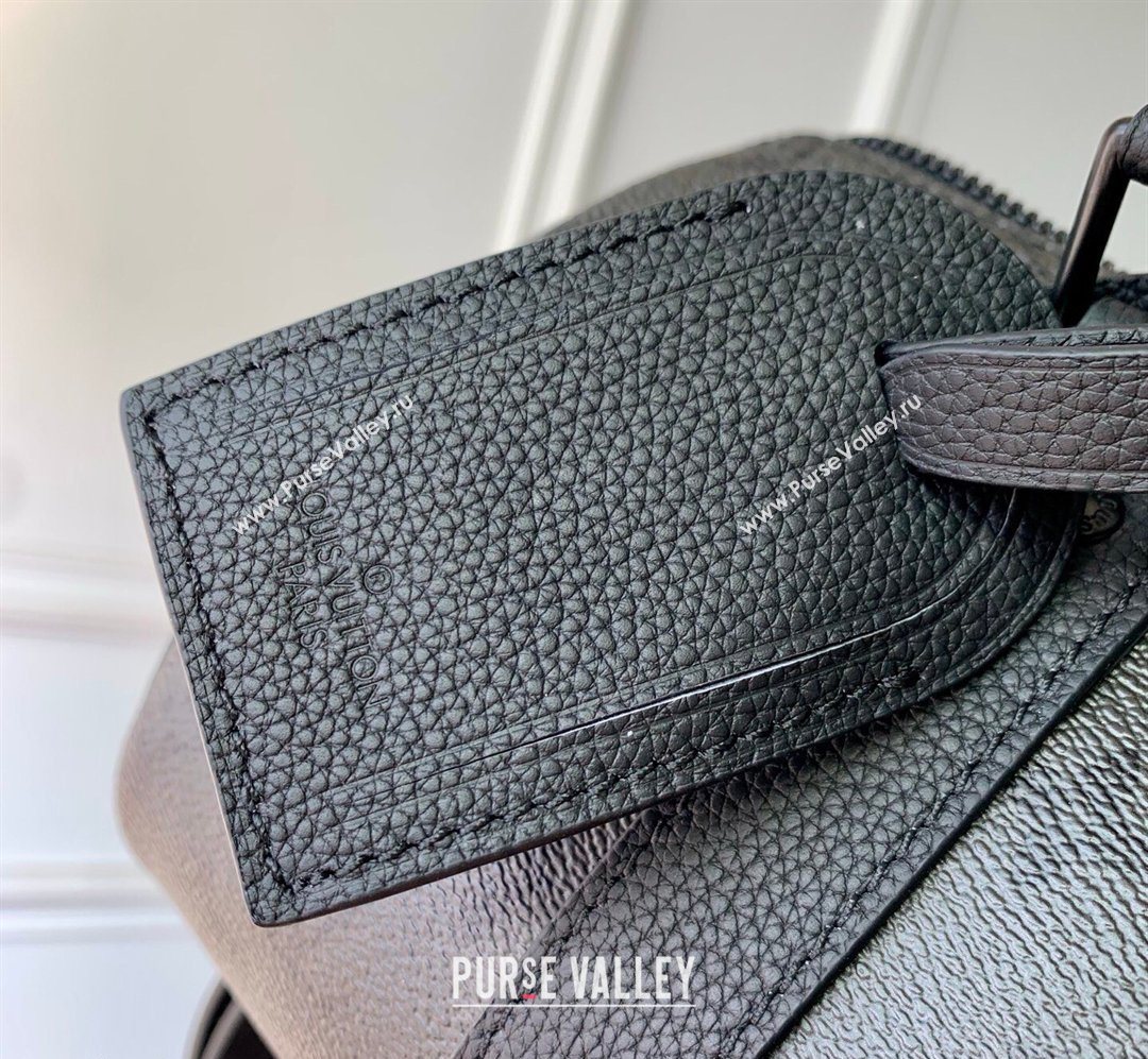 Louis Vuitton Mens Keepall Bandouliere 25 Bag in Black Monogram Midnight Canvas M28369 2026 (KI-260203008)