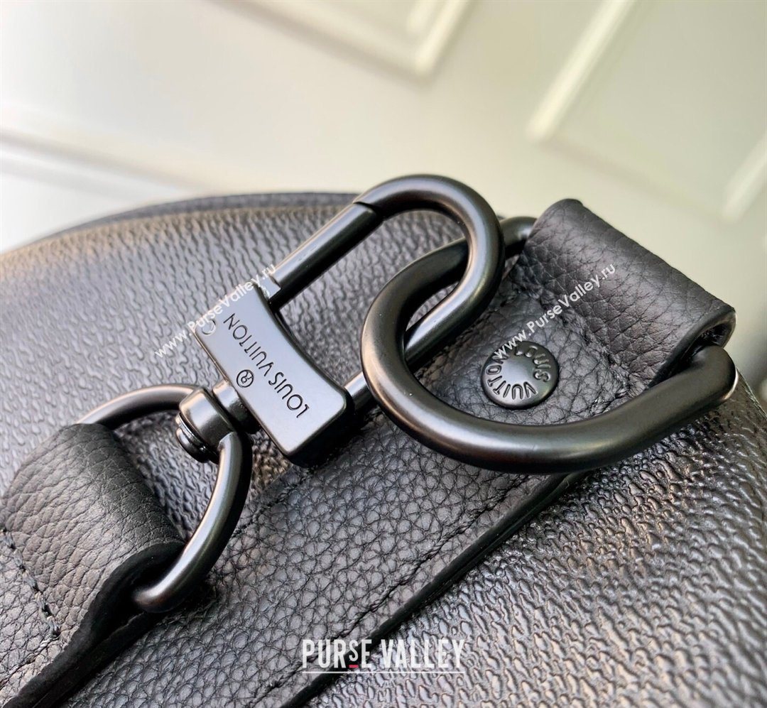 Louis Vuitton Mens Keepall Bandouliere 35 Bag in Black Monogram Midnight Canvas M28370 2026 (KI-260203009)