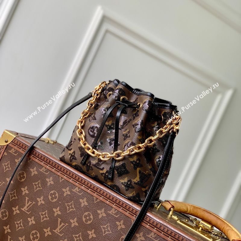 Louis Vuitton Noe BB Bucket bag in Monogram Canvas with Sequins 2026 M26284 (KI-260203017)