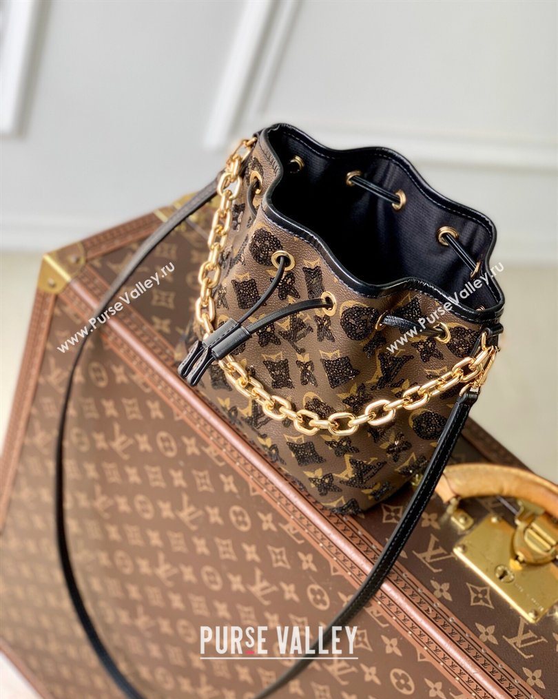 Louis Vuitton Noe BB Bucket bag in Monogram Canvas with Sequins 2026 M26284 (KI-260203017)