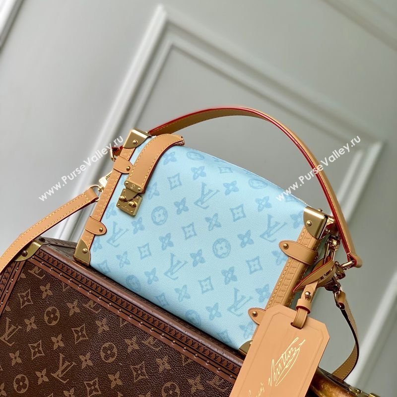 Louis Vuitton Side Trunk MM Bag in Monogram Origine Blue Courrier 2026 M27891 (KI-260202011)