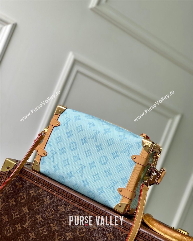 Louis Vuitton Side Trunk MM Bag in Monogram Origine Blue Courrier 2026 M27891 (KI-260202011)