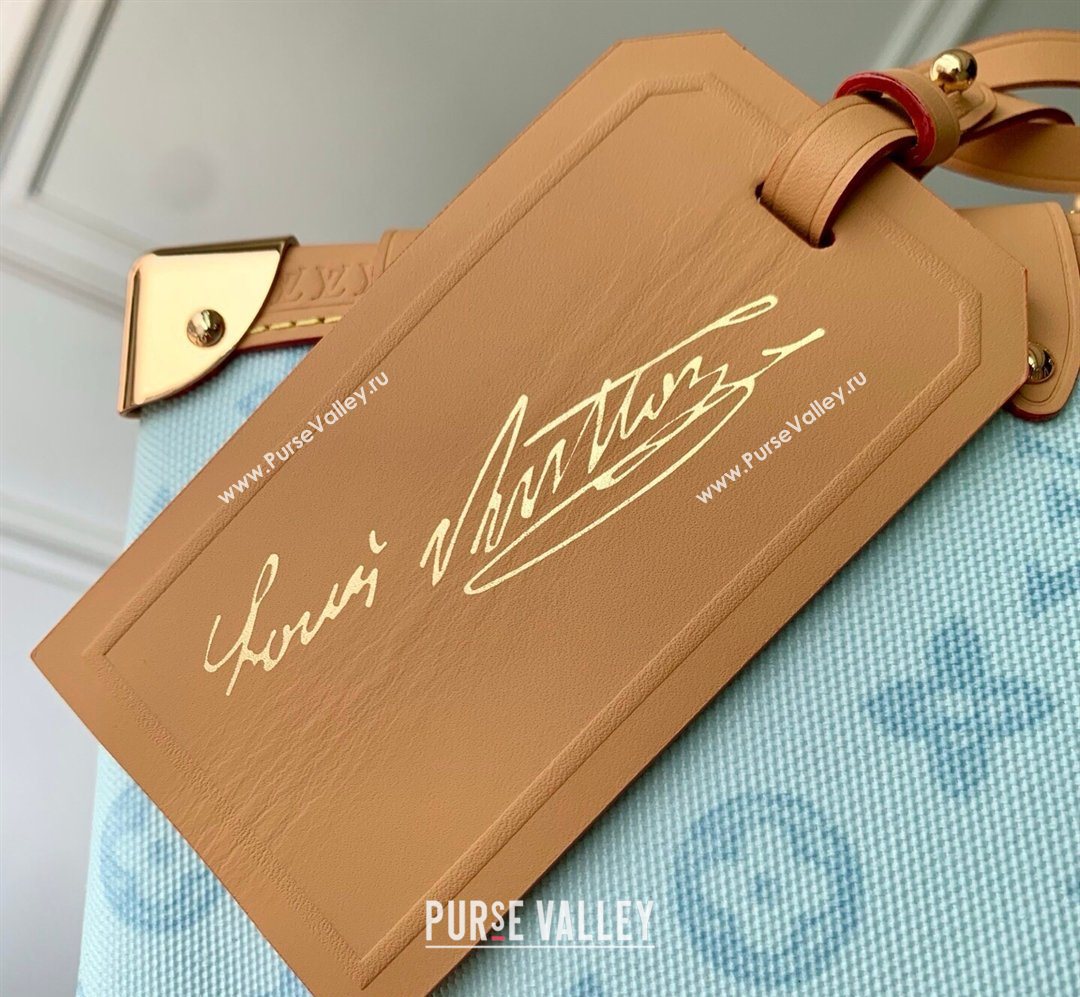 Louis Vuitton Side Trunk MM Bag in Monogram Origine Blue Courrier 2026 M27891 (KI-260202011)
