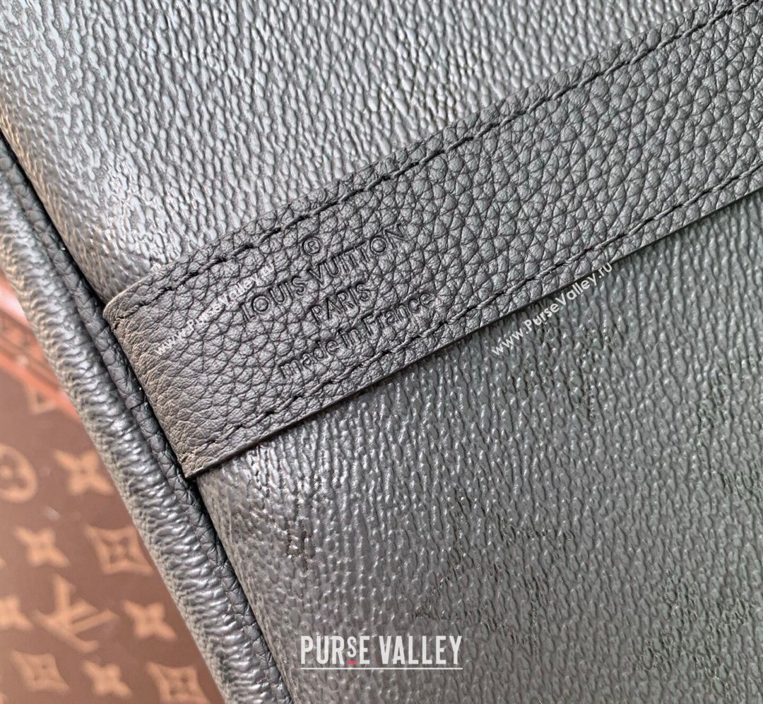 Louis Vuitton Mens Keepall Bandouliere 45 Travel Bag in Black Monogram Midnight Canvas 2026 M28403 (KI-260203018)