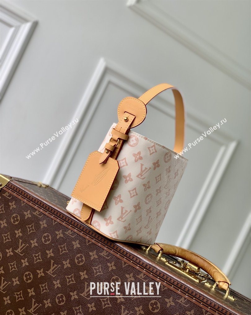 Louis Vuitton All In BB Bucket Bag in Monogram Origine Linen 2026 M28335 (KI-260202007)