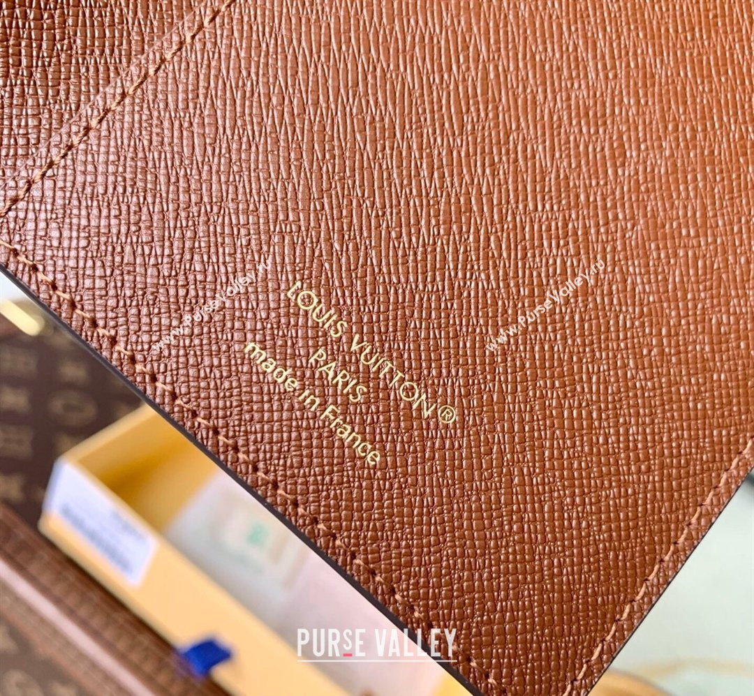 Louis Vuitton Passport Cover in Monogram Donuts Canvas M28281 Chocolate Brown 2026 (KI-260203035)