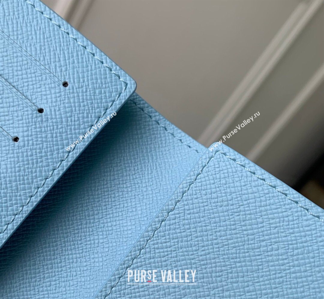 Louis Vuitton Passport Cover in Monogram Donuts Canvas M28040 Blueberry Blue 2026 (KI-260203036)