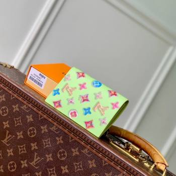 Louis Vuitton Passport Cover in Monogram Donuts Canvas M28039 Pistachio Green 2026 (KI-260203037)