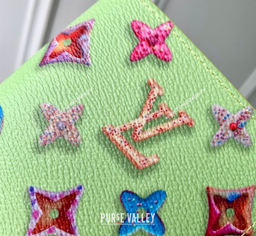 Louis Vuitton Passport Cover in Monogram Donuts Canvas M28039 Pistachio Green 2026 (KI-260203037)
