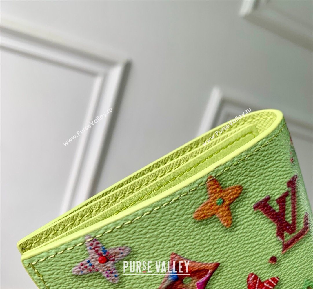 Louis Vuitton Passport Cover in Monogram Donuts Canvas M28039 Pistachio Green 2026 (KI-260203037)
