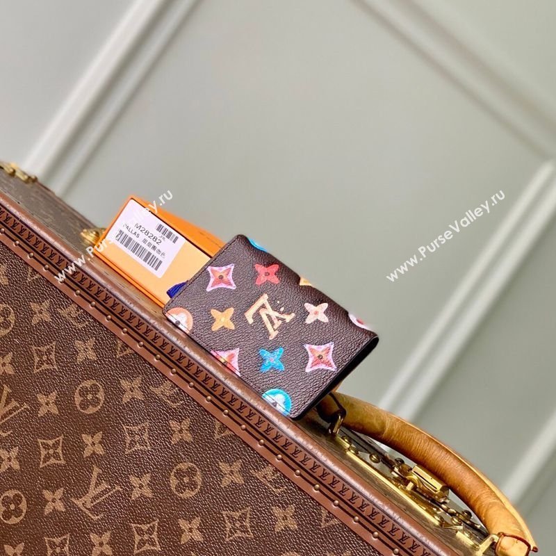 Louis Vuitton Pocket Organizer in Monogram Donuts Canvas M28282 Chocolate Brown 2026 (KI-260203038)