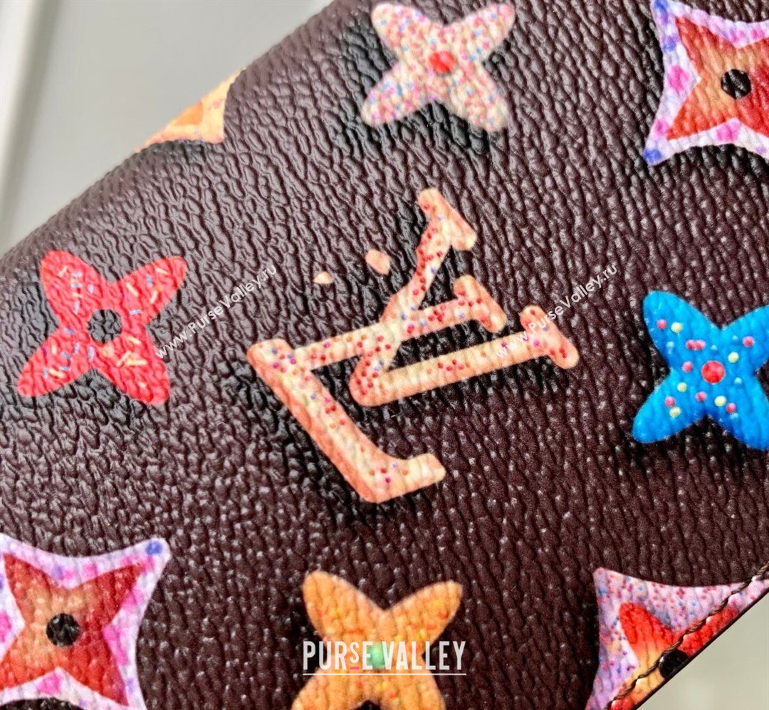 Louis Vuitton Pocket Organizer in Monogram Donuts Canvas M28282 Chocolate Brown 2026 (KI-260203038)