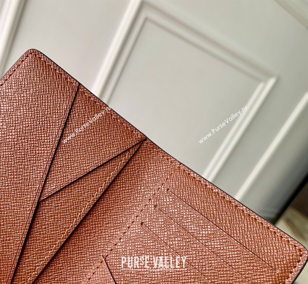 Louis Vuitton Pocket Organizer in Monogram Donuts Canvas M28282 Chocolate Brown 2026 (KI-260203038)