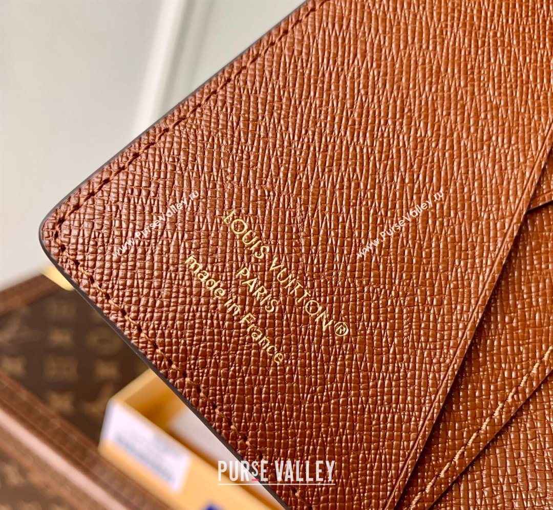 Louis Vuitton Pocket Organizer in Monogram Donuts Canvas M28282 Chocolate Brown 2026 (KI-260203038)