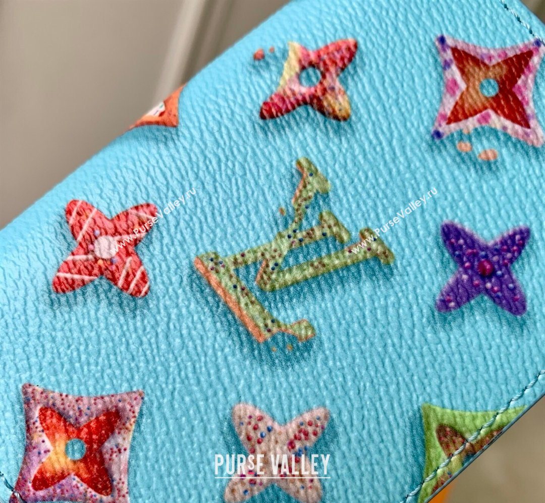 Louis Vuitton Pocket Organizer in Monogram Donuts Canvas Blueberry Blue M28045 2026 (KI-260203039)