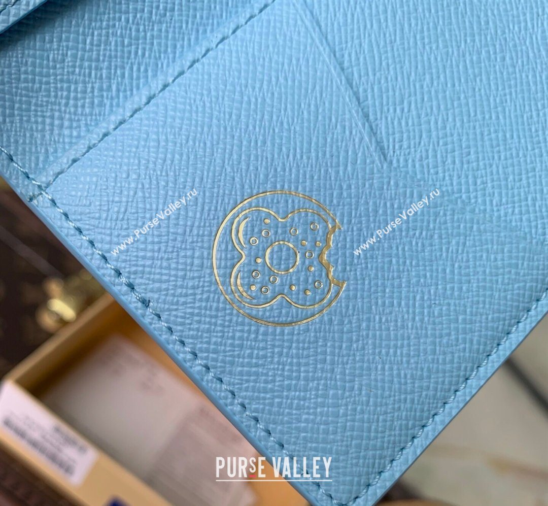 Louis Vuitton Pocket Organizer in Monogram Donuts Canvas Blueberry Blue M28045 2026 (KI-260203039)
