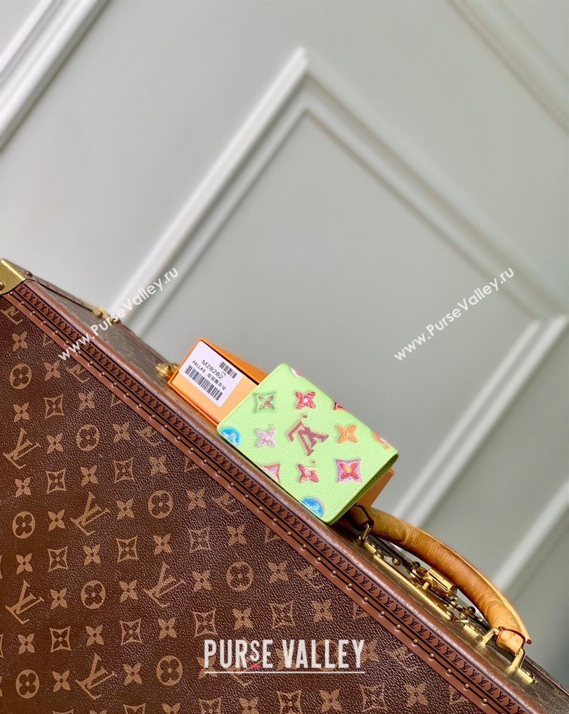 Louis Vuitton Pocket Organizer in Monogram Donuts Canvas M28044 Pistachio Green 2026 (KI-260203040)