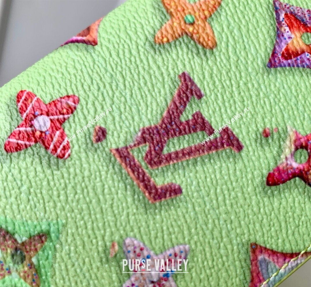 Louis Vuitton Pocket Organizer in Monogram Donuts Canvas M28044 Pistachio Green 2026 (KI-260203040)