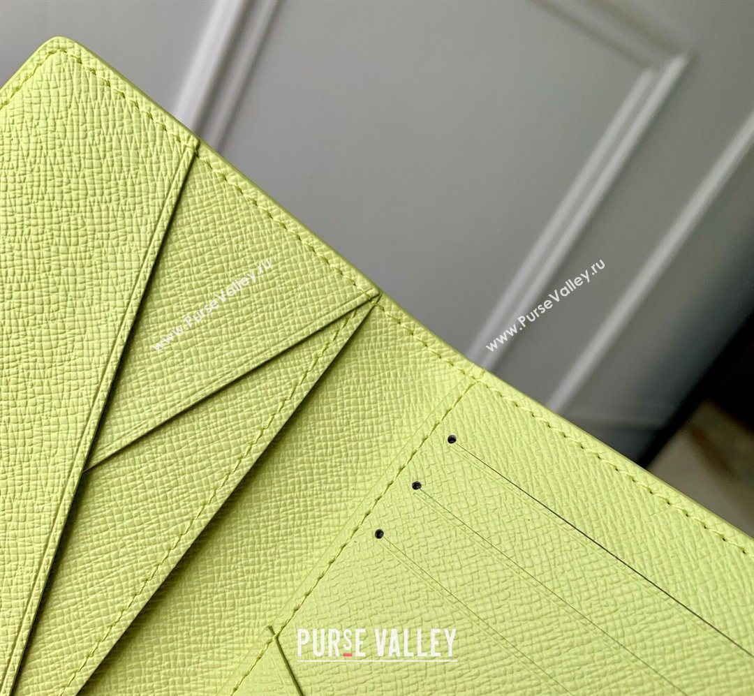 Louis Vuitton Pocket Organizer in Monogram Donuts Canvas M28044 Pistachio Green 2026 (KI-260203040)