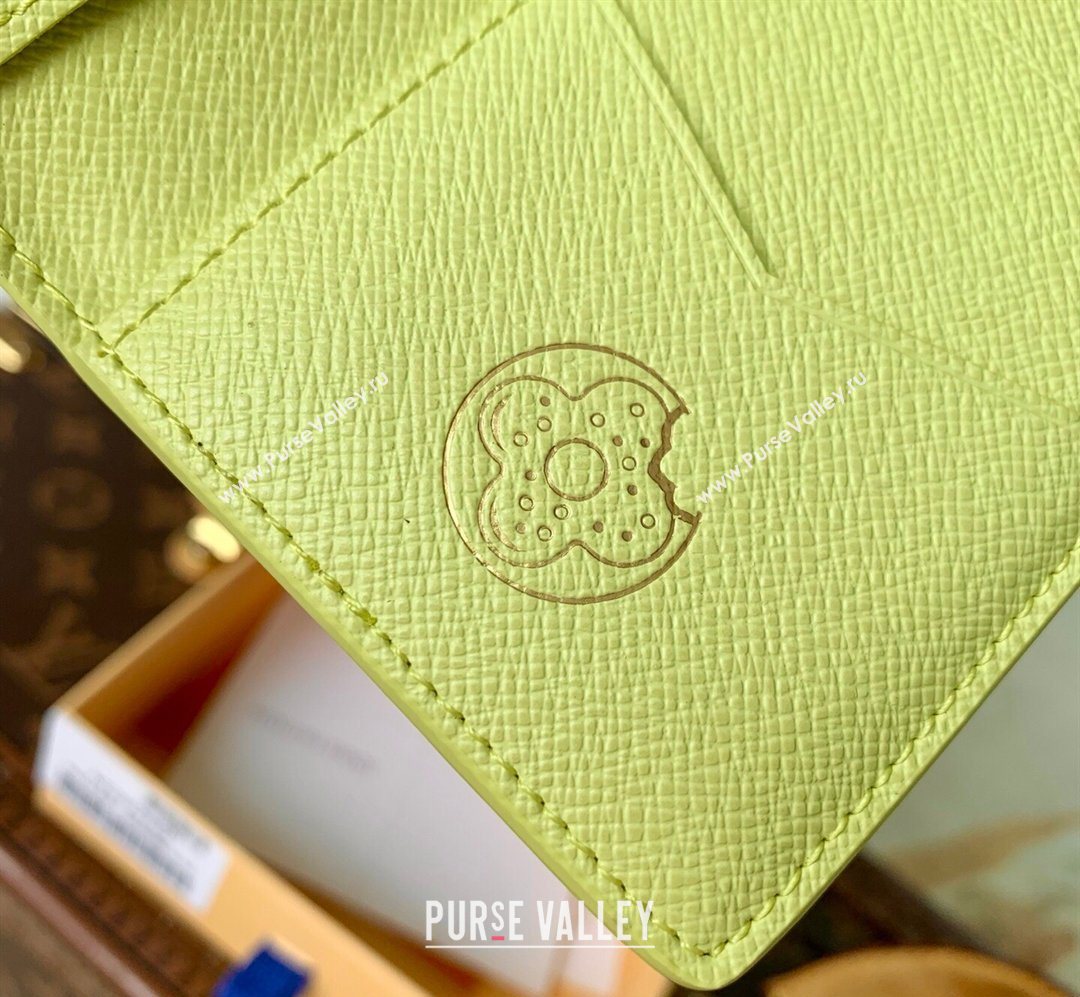 Louis Vuitton Pocket Organizer in Monogram Donuts Canvas M28044 Pistachio Green 2026 (KI-260203040)