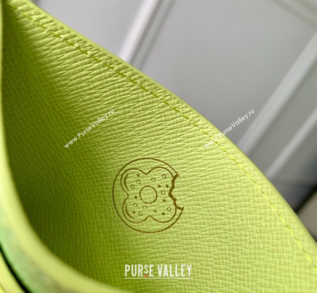 Louis Vuitton Double Card Holder in Monogram Donuts Canvas M28284 Pistachio Green 2026 (KI-260203041)