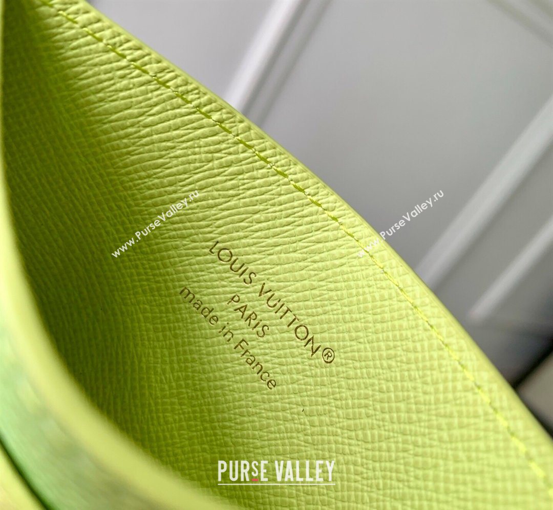 Louis Vuitton Double Card Holder in Monogram Donuts Canvas M28284 Pistachio Green 2026 (KI-260203041)