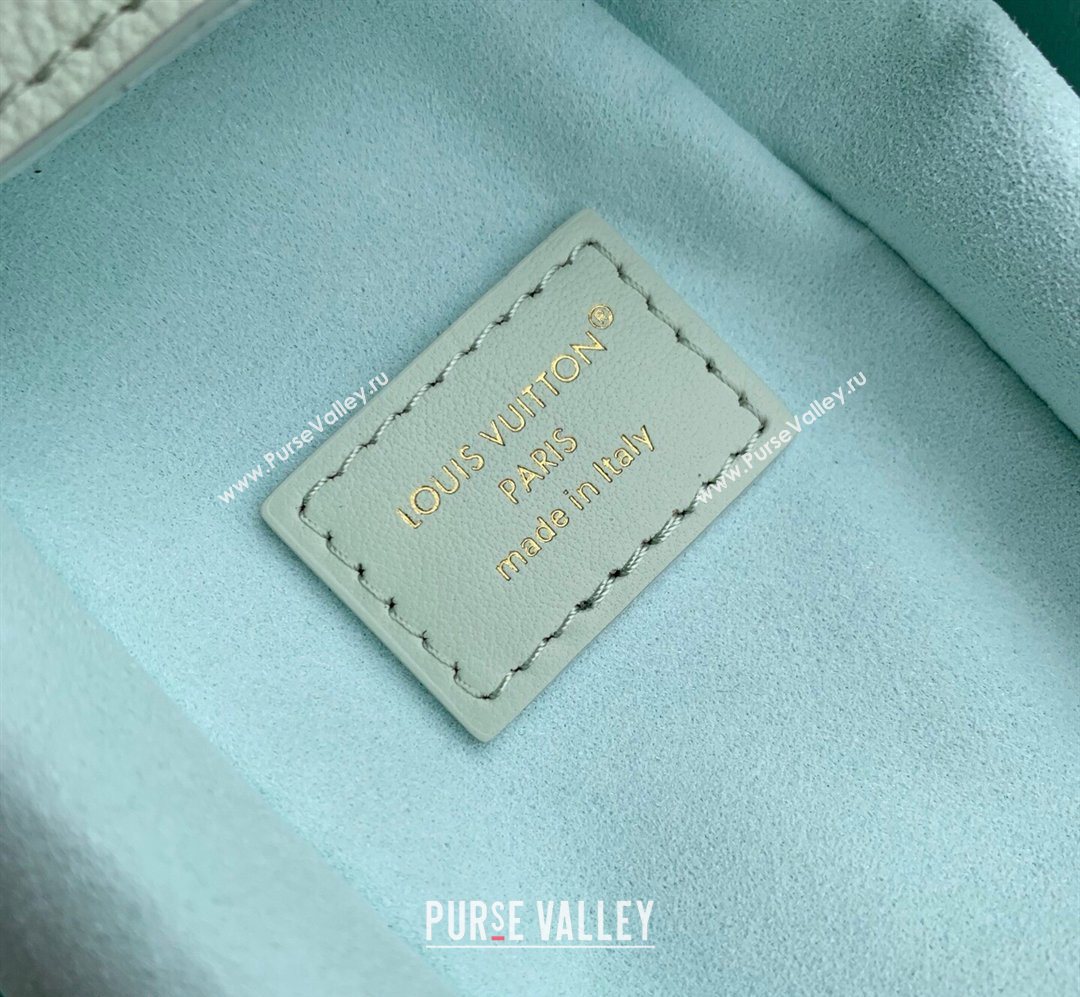 Louis Vuitton Side Trunk MM Bag in Calf leather with Chain Charm Jade Green 2026 M27449 (KI-260203027)